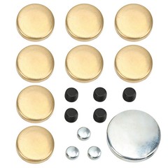 Brass Engine Freeze Plug Kit for Chevy Small Block 283 305 327 350 1957-1997