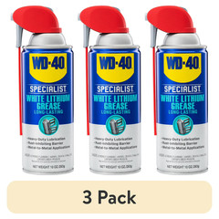 WD-40 Specialist White Lithium Grease Protective Spray, 10 oz (3 Pack)