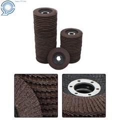 50 Pcs 4-1/2″ X 7/8″ Premium Zirconia Flap Disc Sanding Grinding 40 Grit Grey