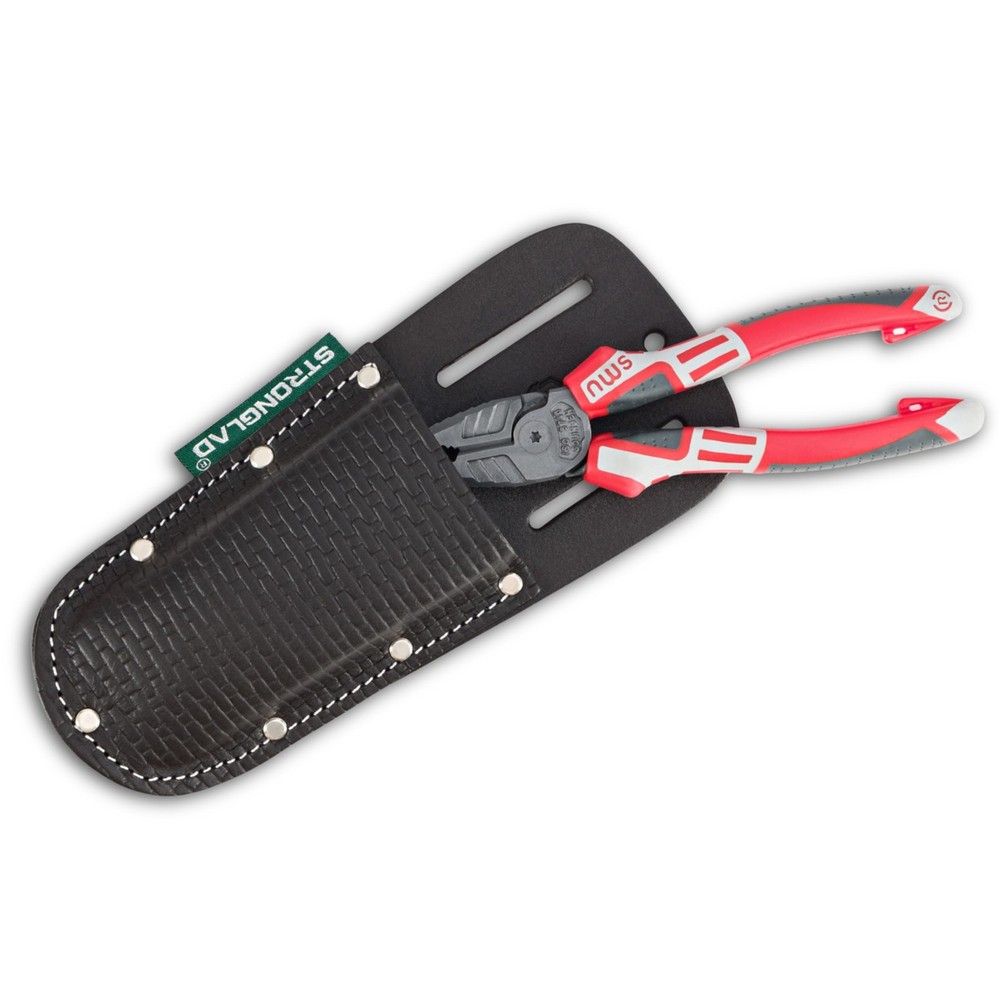 STRONGLAD Pliers Holster – Leather Tool Holder for Belt, Medium, Dark-Brown