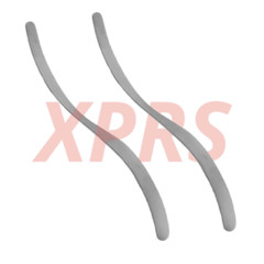 Set of 2 S-Shaped (Cherry Type) Retractor, D/E, 12 mm wide, 7.25″, Prem. German