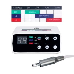 Dental Brushless LED Electric Micro Motor+ 1:5 Increasing Fiber Optic Handpiece