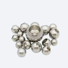 304 Stainless Steel Ball Through Hole Ball Solid Smooth Drilling OD 2mm~60mm