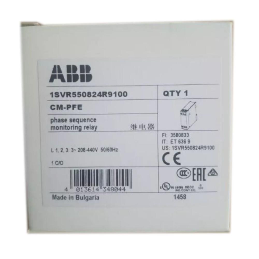 1pcs New ABB CM-PFE 1 c/o208-440VAC