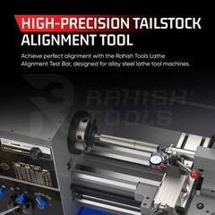 New MT5 Lathe Alignment Test Bar Alloy Steel Over All Length 17-1/2″Inch 5MT USA