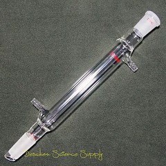 Deschem 200mm 24/40 Glass Liebig Condenser Lab Chemistry Disllation Column