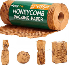 12″ x 150FT Honeycomb Packing Paper Roll Eco Friendly Packing Material