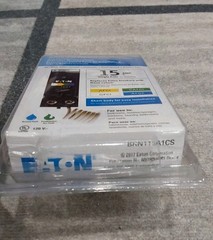 NEW Eaton BRN115A1CS 15 Amp 1 Pole All-in-One Arc/Ground Fault Breaker NEW M