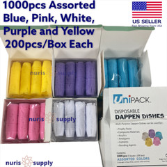 100pcs to 1000pcs Disposable Dental Cosmetic Dappen Dishes Prohpy Arylic Mixing