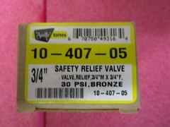 3/4″ Apollo Safety Relief Valve 30psi Bronze 10-407-05 – New in Box