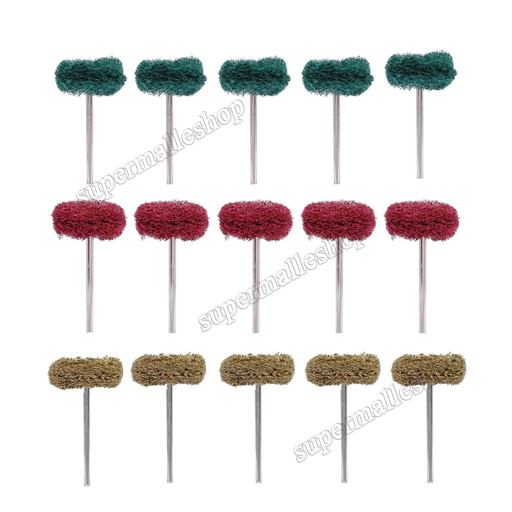Fresh Dental Lab Fiber Wheel brush Polishing Polisher Prophy Brushes FG 2.35mm