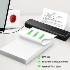 Thermal Paper 8.5 x 11 Inch for Portable Printers, 100PCS US Letter Size