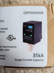 Siemens QSPD2A035B 35KAmp BoltShield Indoor Surge Protective Device
