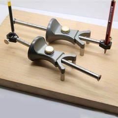 DIY Dual-purpose Linear Arc Scriber Parallel Wood Line Drawing Woodworking Tool