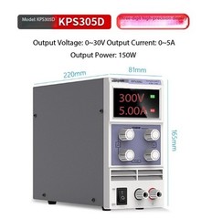 KPS305DF 4 Digits LED DC Power Supply 0-30V/0-5A 0.01V/0.001A Digital Adjustable