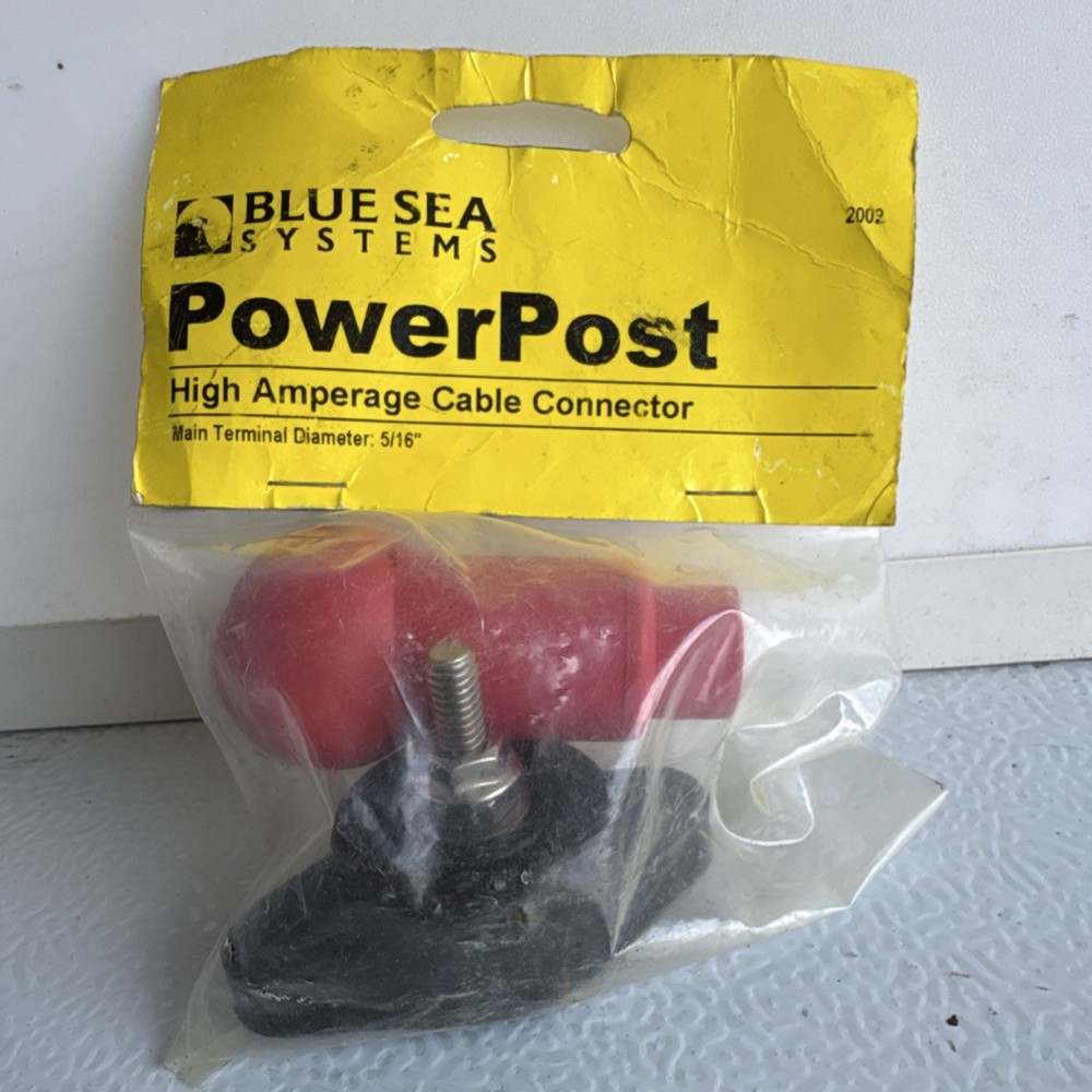 Blue Sea Systems High Amperage Cable Connector Red Black 2002