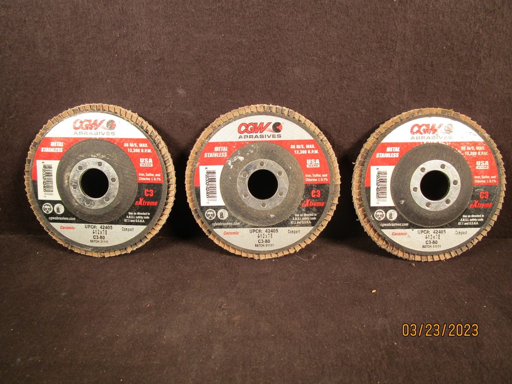 CGW Abrasives Flap Disc C3 Extreme 4-1/2″ x 7/8″