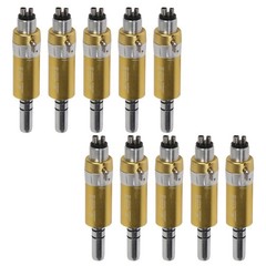 10x Air Motor E-type 4Holes Slow Low Dental Speed Handpiece External Water Spray