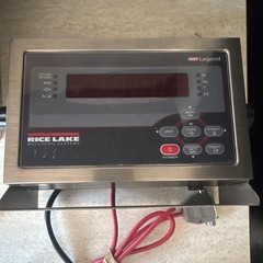 Rice Lake 480 Legend Digital Floor Scale Weight Indicator 480A-A Tare Zero Print