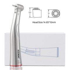 Dental LED Fiber Optic 1:5 Increasing Contra Angle Handpiece fit Electric Motor