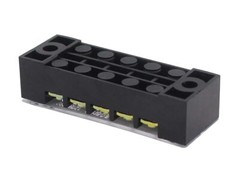 5 Sets 15A Dual Row 5 Position Screw Terminal Electric Barrier Strip Block 600V
