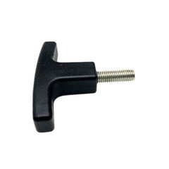 Nylon T Knob Plastic Clamping Handle with M8 M10 M12 Metal Thread Screw