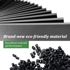 ABS Plastic Sheet 8 X 12 X 1/8 Inch Thick 3Mm Moldable Plastic Sheet Black
