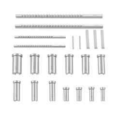 22pcs Keyway Broach Kit Metric Size Set HSS CNC Metalworking Tool