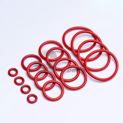 O Rings 3.53mm Cross Section Food Grade Red Silicone O-Ring Seals Washer Gasket