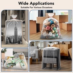 40 x 58 Inches 2 Mil Clear Plastic Storage Bags, Extra Large Flat Plastic Bag…
