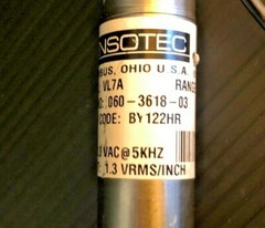 Sensotec (Honeywell) V7LA 060-3618-03 Displacement Transducer 2.000 inch