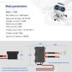 Automotive Battery Disconnect Switch – Automatic Power Cut-Off, 500A 12V-24V …
