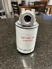 10 Micron Hydraulic Oil Filter for 15PSI 20GPM Petroleum-Based Fluids