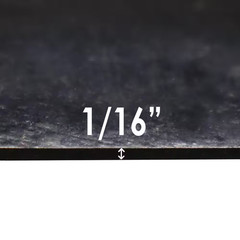 60A – Black – 0.062 In. X 8 In. X 8 In. General Purpose Rubber Sheet (5-Pack)