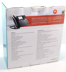 Motorola ML1000 4-Line Corded Business Phone Base Station Black Digital Box