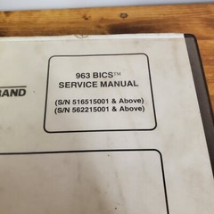 Bobcat 963 BICS Skid Steer Loader Service Manual – #6900988