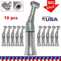 10Yabangbang Dental 1:1 Handpiece Slow Low Speed Contra Angle E-type Push Button