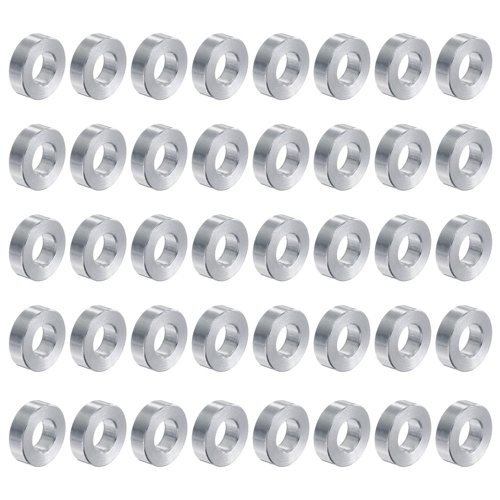 40pcs Aluminum Spacer 5mm Bore x 10mm OD x 3mm Length Screw Standoff Bushing