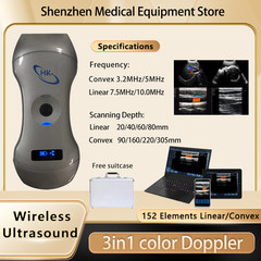 Portable Wireless Ultrasound Probe Scanner Support iOS Android Windows