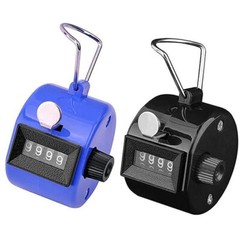 4 Digit Number Dual Clicker Golf Hand Tally Counter Handy Convenient Pack of 2