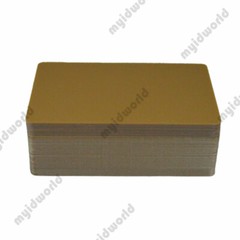Copper PVC Cards, CR80.30 Mil, Credit Card Size – USA – 100 Pack