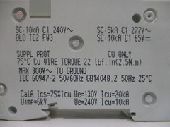 Lot of 4 Schneider 24426 C2A C60 Multi-9 2 Amp Circuit Breaker 1-Pole 2A 277V