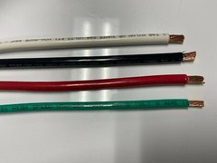 75′ EA THHN THWN 6 AWG GAUGE BLACK WHITE RED COPPER WIRE + 75 8 AWG GREEN