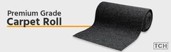 Hardware – Premium Grade Grey Carpet Roll Covering 4 ft X 21 ft | Auto Trunk &