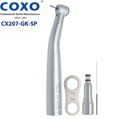 COXO Dental High Speed Fiber Optic LED Handpiece Fit Kavo NSK LED Coupler 6Holes