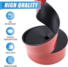 1 in x 1/16 in x 10 ft Adhesive Rubber Strip Neoprene Self-Stick Seal