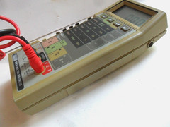 Vintage Used Fluke 8060 A Handheld USA Made Meter w/Leads Multimeter Works