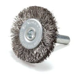 1.5″ Crimped Wire Brush Stainless Steel with 1/4″ Shank For Die Grinder or Drill