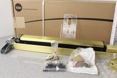BRAND NEW Yale Commercial 3′ Rim Exit Device 7100F 36″ 606 Satin Brass