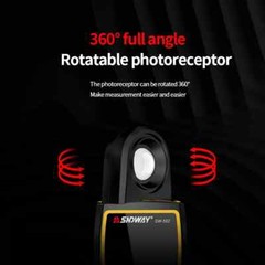 Digital Handheld Light Meter High Precision Luxmeter Illuminometer 200,000 LUX